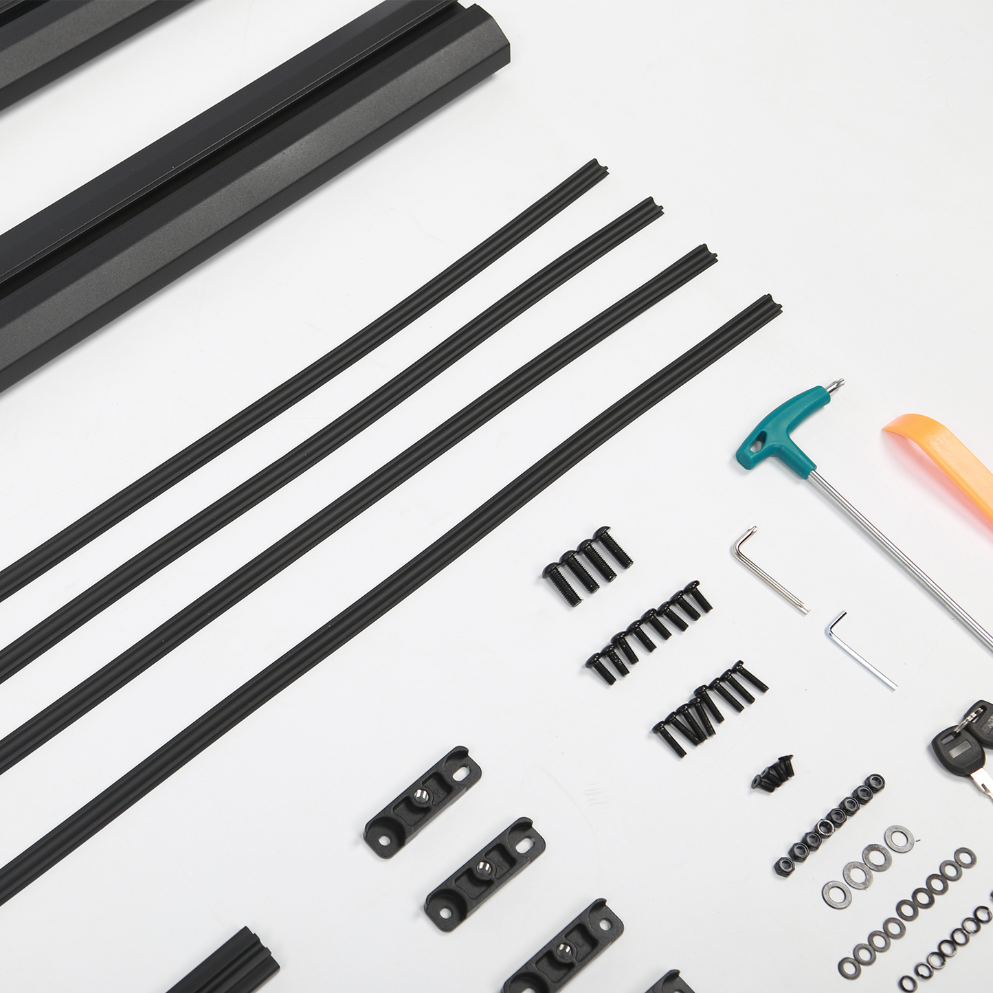 Crossbars Roof Rack Cargo Rack Rails Tesstudio-OEM Telescoping(2pcs) For Tesla Cybertruck