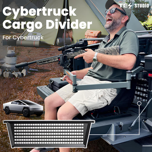 Tesla Cybertruck Vault Cargo Divider Rear Trunk Bed Divider
