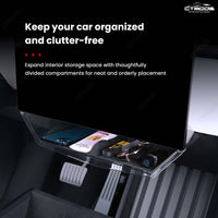 Tesla Cybertruck Interior Accessories Hideable Under Screen Storage Box Lower LCD Screen Organizer CTmods®