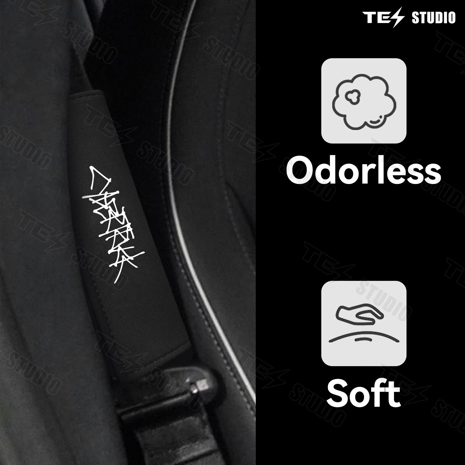 Tesla Cybertruck Seat Belt Covers Comfort Shoulder Neck Protector