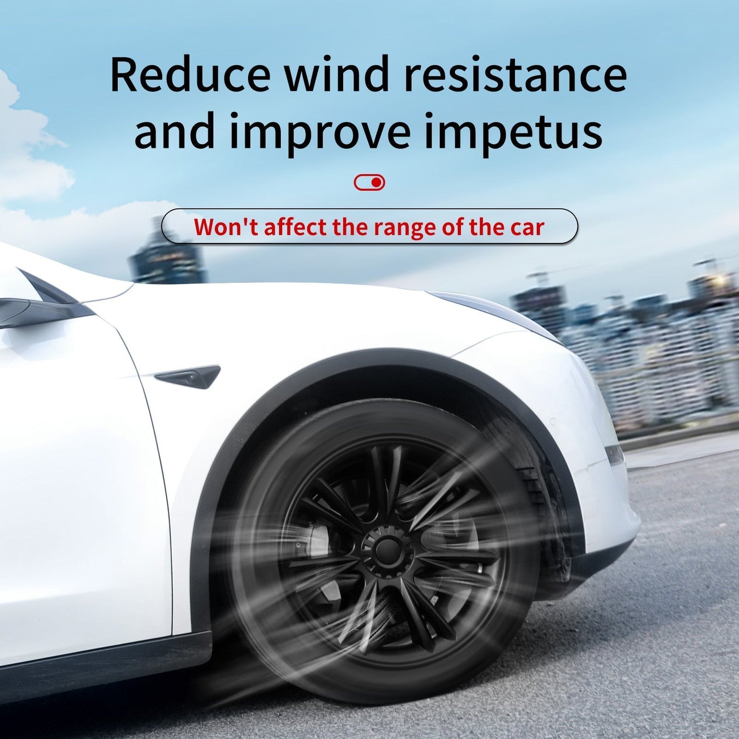 Hub Caps 19'' Sport Style Wheel Cover（2020-2024 Year）For Tesla Model Y