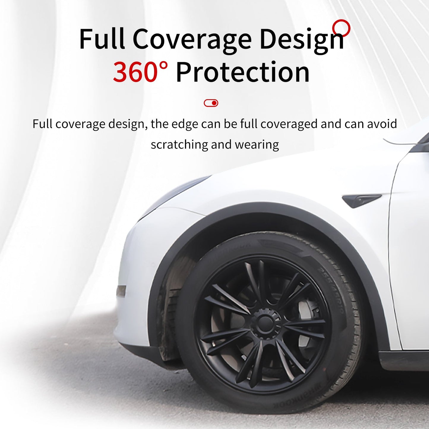 Hub Caps 19'' Sport Style Wheel Cover（2020-2024 Year）For Tesla Model Y