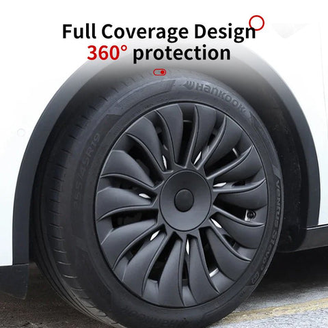Protector Cover Kit 19'' Classic Storm Style Wheel Cover (2020-2024 Year)For Tesla Model Y