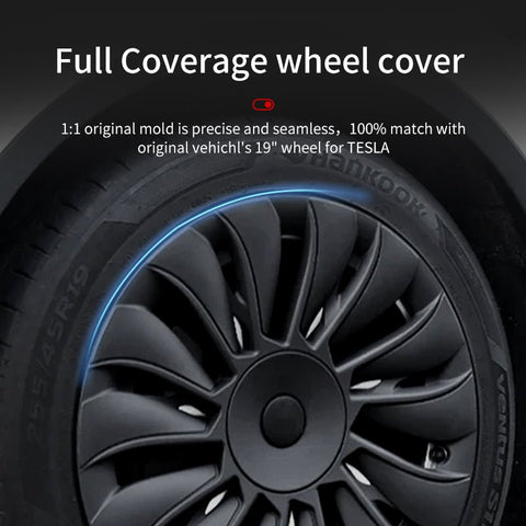 Protector Cover Kit 19'' Classic Storm Style Wheel Cover (2020-2024 Year)For Tesla Model Y