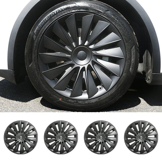 Wheel Cap Covers 19'' New Blade Style Wheel Cover (2020-2024 Year) For Tesla Model Y
