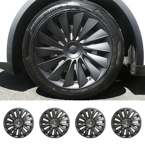 Wheel Cap Covers 19'' New Blade Style Wheel Cover (2020-2024 Year) For Tesla Model Y
