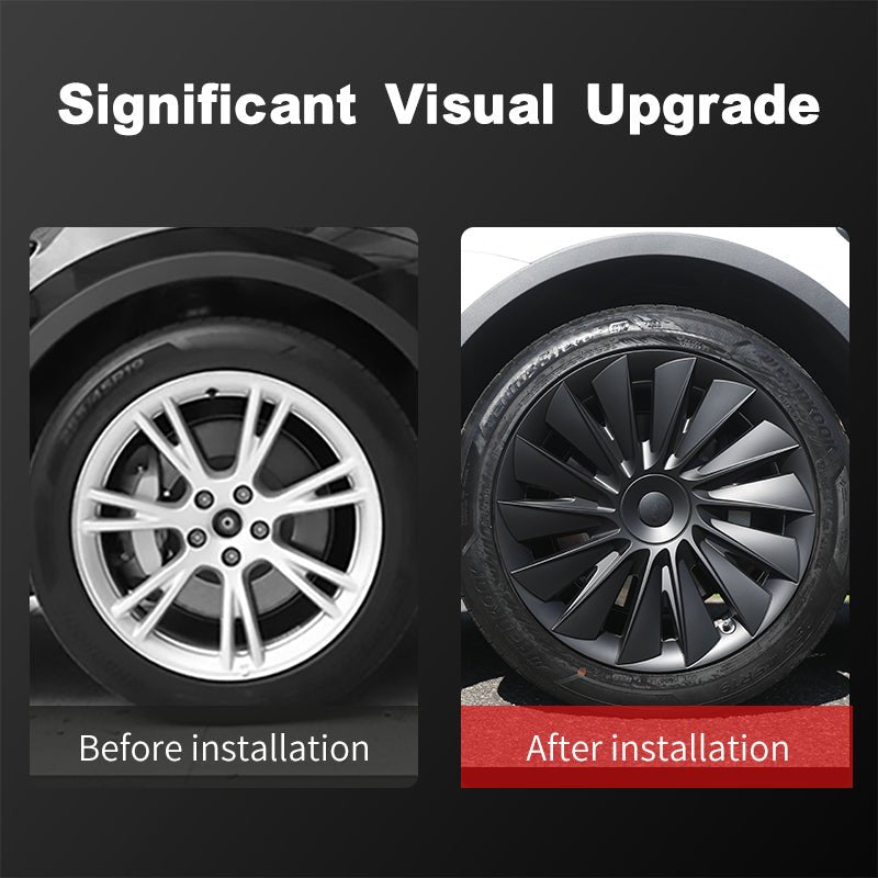 Wheel Cap Covers 19'' New Blade Style Wheel Cover (2020-2024 Year) For Tesla Model Y