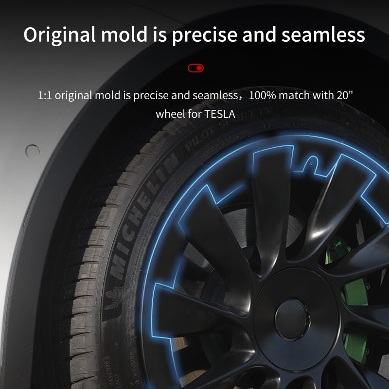 19"/20" X Style YB Turbine Knife Wheel Covers for Tesla Model Y Juniper