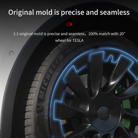 19"/20" X Style YB Turbine Knife Wheel Covers for Tesla Model Y Juniper