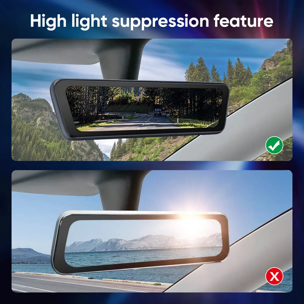 S82 Streaming Rearview Mirror  with Night Vision For Tesla Model 3/Y/3 Highland/Model Y Juniper