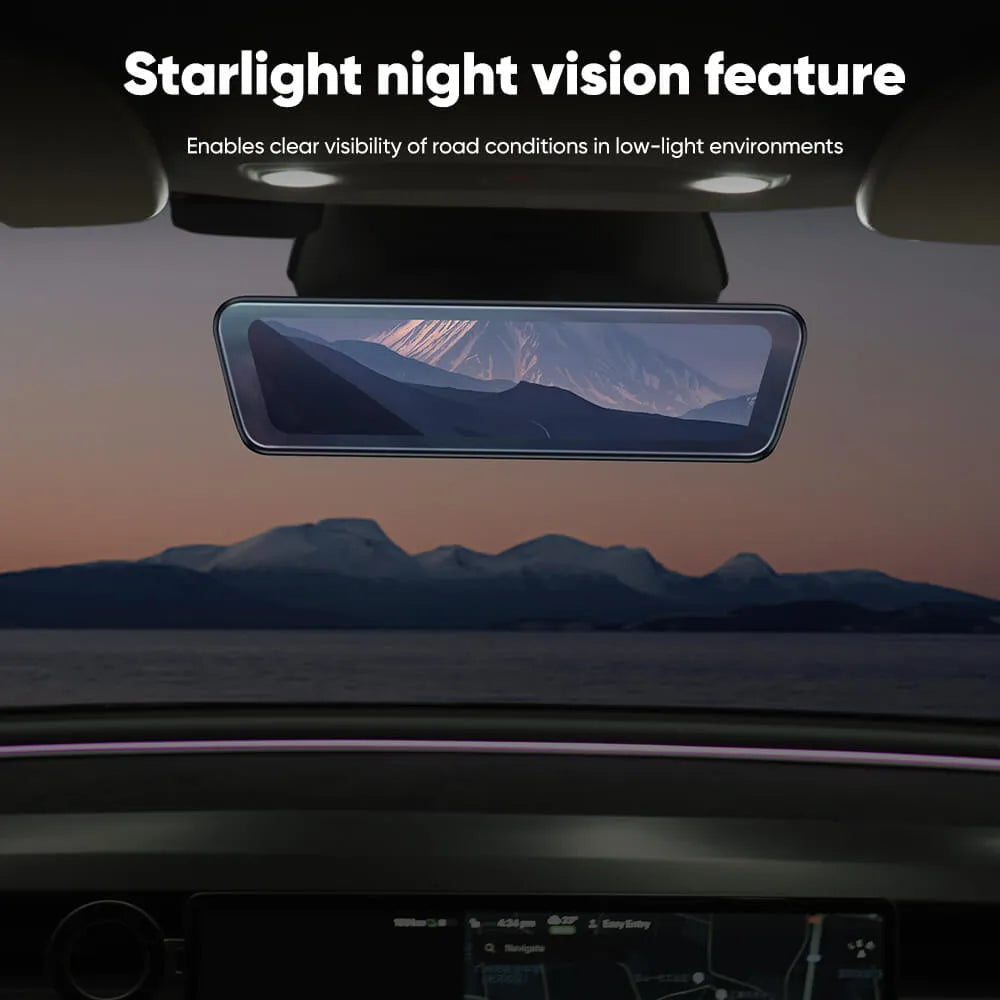 S82 Streaming Rearview Mirror  with Night Vision For Tesla Model 3/Y/3 Highland/Model Y Juniper