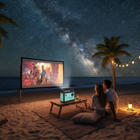 Bluetooth Outdoor Portable 20W Solar Media Home Lighting System