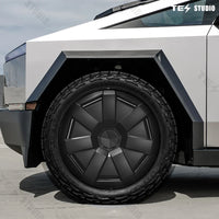 Cybertruck Wheel Covers Original Matte Black (Set of 4) Tesstudio®