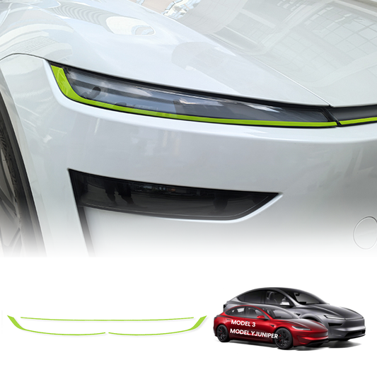 Tesstudio Headlight Accent Film for Model 3 Highland & Model Y Juniper