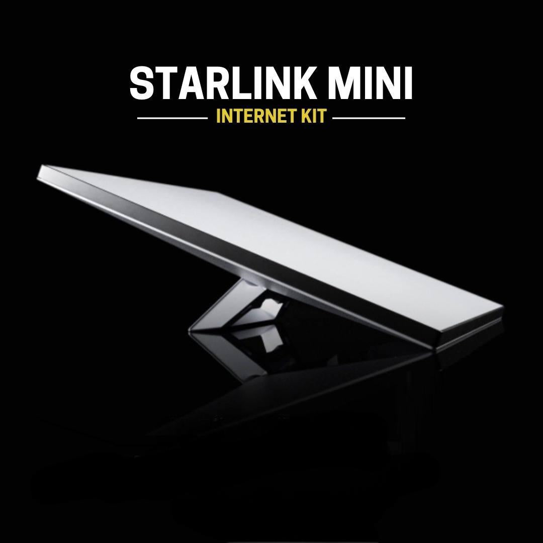 Tesstudio Starlink Mini V4 Portable Internet Kit – High-Speed Satellite WiFi for RV, Camping, Boats & Remote Work