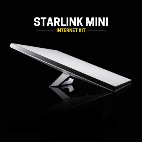 Tesstudio Starlink Mini V4 Portable Internet Kit – High-Speed Satellite WiFi for RV, Camping, Boats & Remote Work