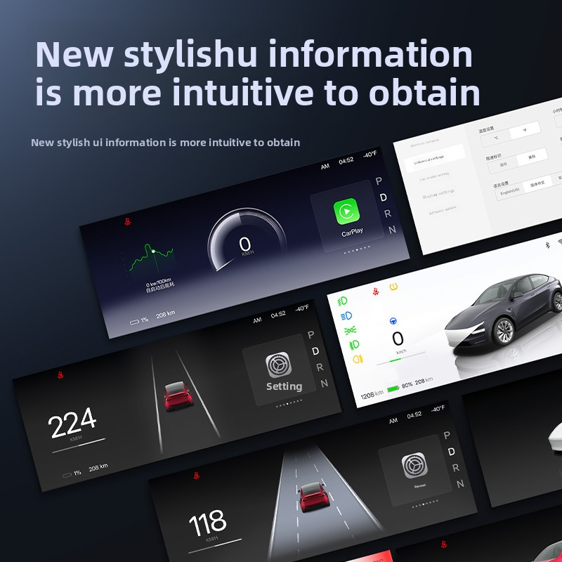 Upgraded Tesla Dashboard FY9C Pro for model 3/Y/3 highland/YJuniper Tesstudio