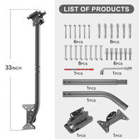 Starlink V5 Roof & Wall Mount - 180° Tilt Adjustment