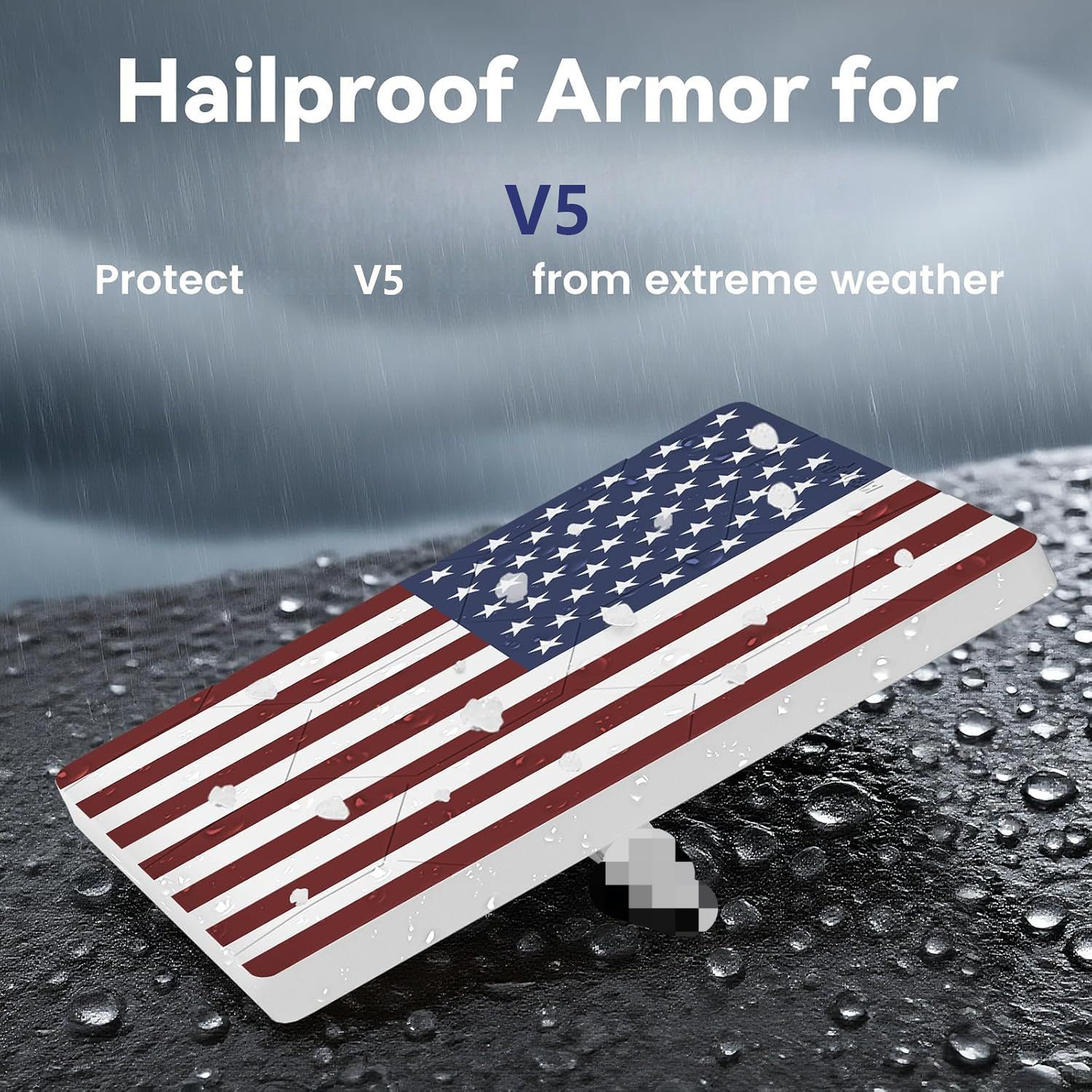 Starlink V5 Silicone Protective Case - U.S. Flag Design