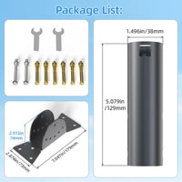 Adjustable Roof Pole Mounting Kit for Starlink Gen 2 Dish