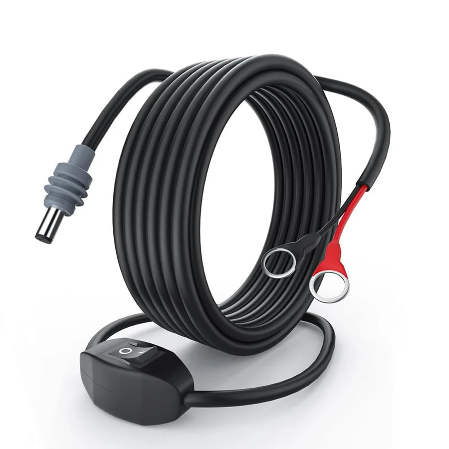 Starlink Mini O-Ring Battery Cable with Switch - 3M/10FT