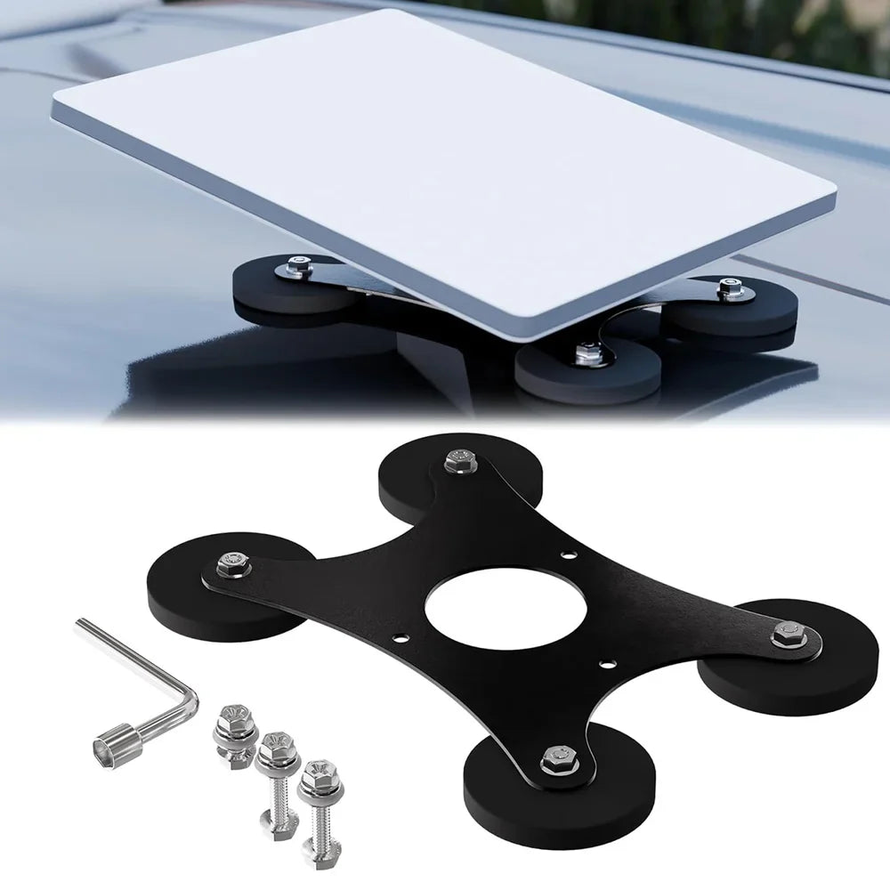 Magnetic No-Drill Car Mount for Starlink Mini – 2025 New Version
