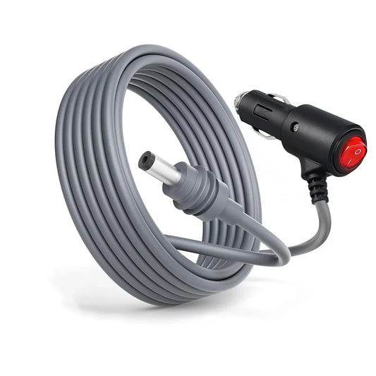 Car Cigarette Lighter DC Power Cable with Switch for Starlink Mini