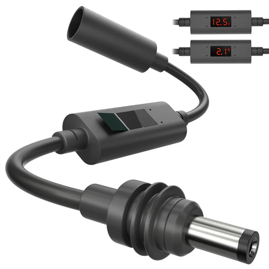 Starlink Mini & Gen 3 DC to DC Female Adapter with Real-Time Display