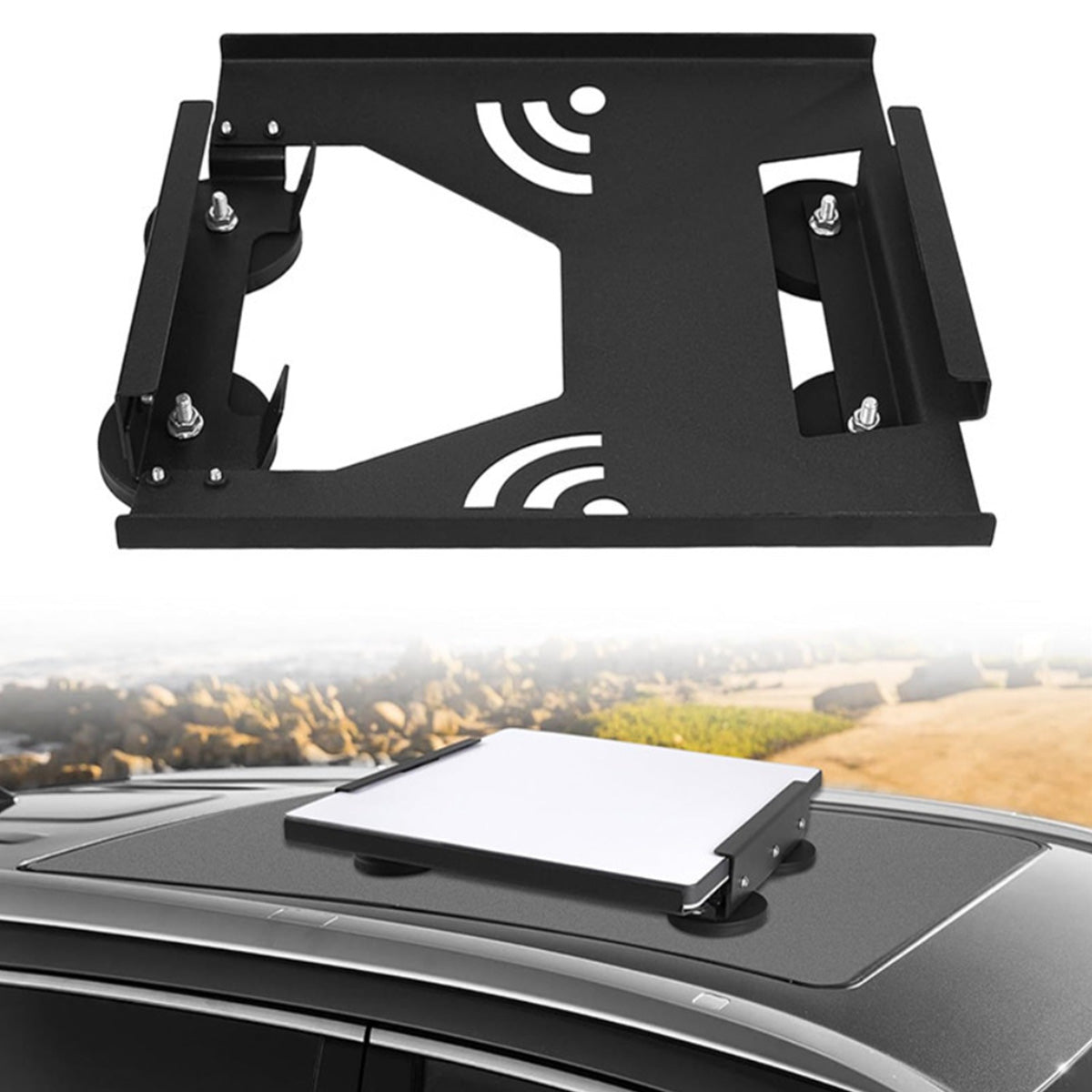 Magnetic Quick-Release Car Roof Mount for Starlink Mini