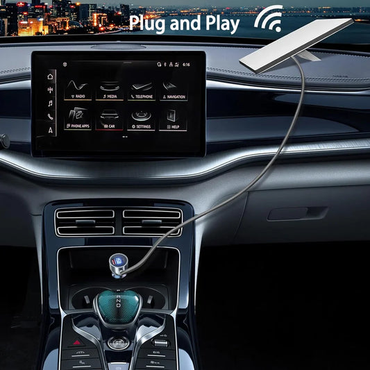 Car Cigarette Lighter DC Power Cable with Digital Voltage Display for Starlink Mini