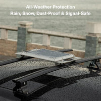 Starlink Mini T-Slot Roof Rack Mount with Stainless Steel Frame & PC Shell Cover