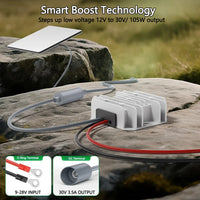 12V/24V to 30V Converter with Female Plug for Starlink Mini