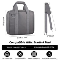 Compact Travel Case for Starlink Mini – Fits Dish & Accessories