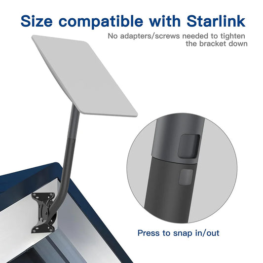 Adjustable Roof Wall Mount Kit for Starlink Gen 2
