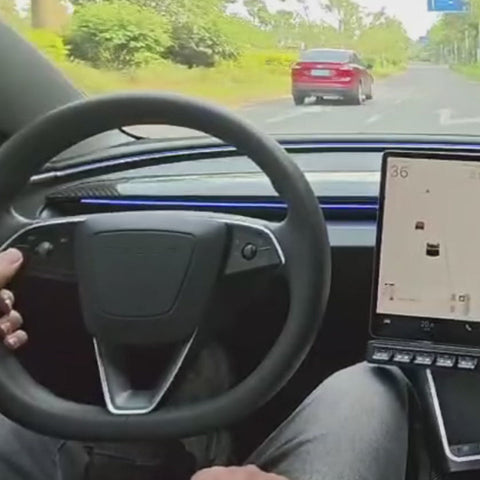 BSD 2.0 Blind Spot Warning System For Tesla Model 3 Highland / Y Juniper Ambient Lighting