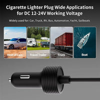 12V/24V to 57V Car Charger Step Up Converter with Female Plug for Starlink Gen 3