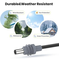 3M/10FT O-Ring DC Charging Cable with Switch (CB8) for Starlink Mini