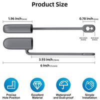 Waterproof Silicone Cable End Caps for Starlink Gen 3/Gen 2 (2 Pcs)