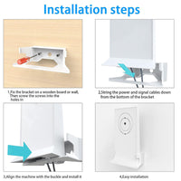 Durable ABS Wall Mount for Starlink Gen 2 Router