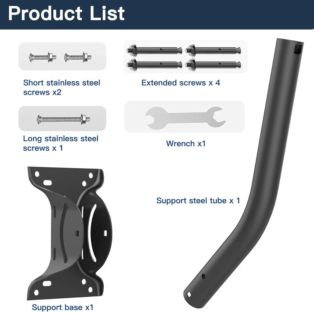 Adjustable Roof Wall Mount Kit for Starlink Gen 2