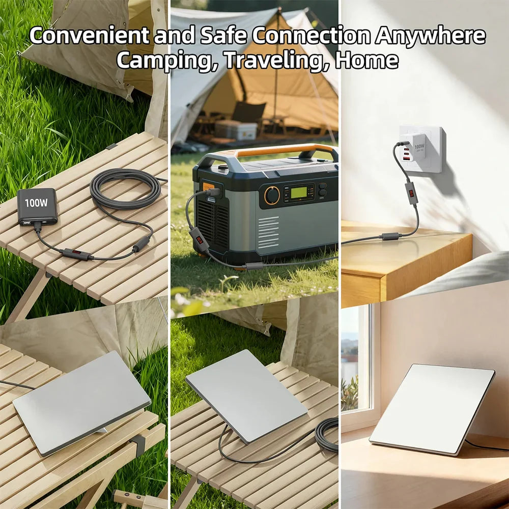 Starlink Mini PD USB-C to DC Female Adapter with Digital Display (Volt/Amp)