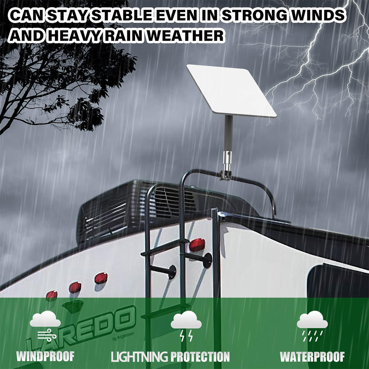 Starlink Mount with Pipe Adapter for Starlink Gen 2