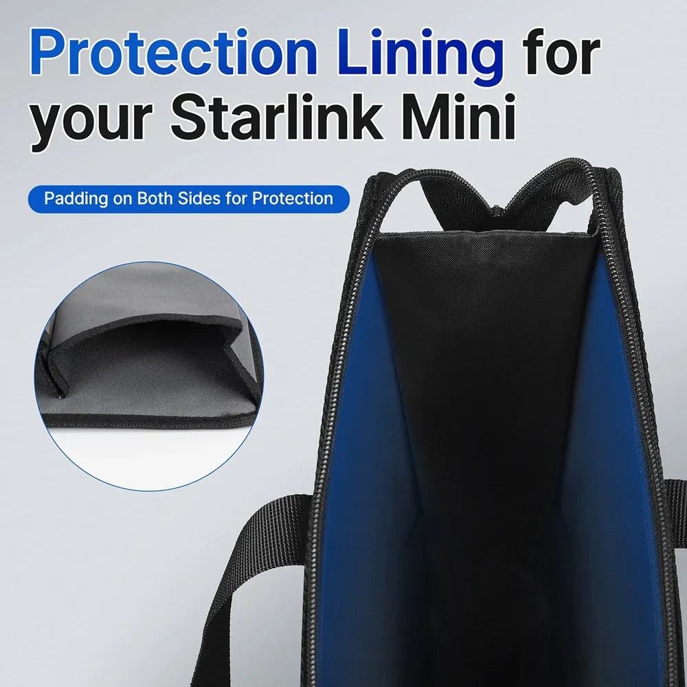 Travel Carrying Bag for Starlink Mini – Fits Dish and Accessories