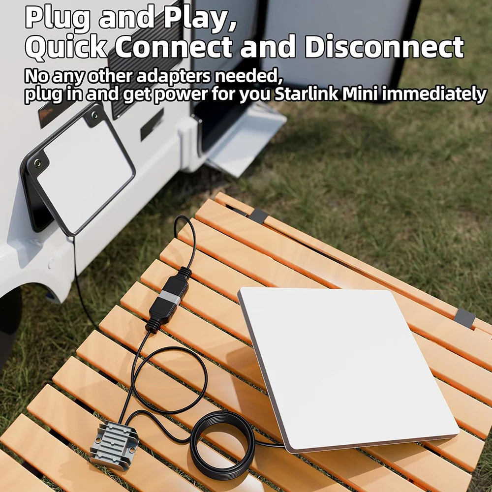 12V to 30V Step-Up Converter with Anderson Connector for Starlink Mini