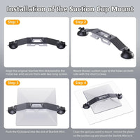 Starlink Mini Suction Mount for Windows & Sunroofs