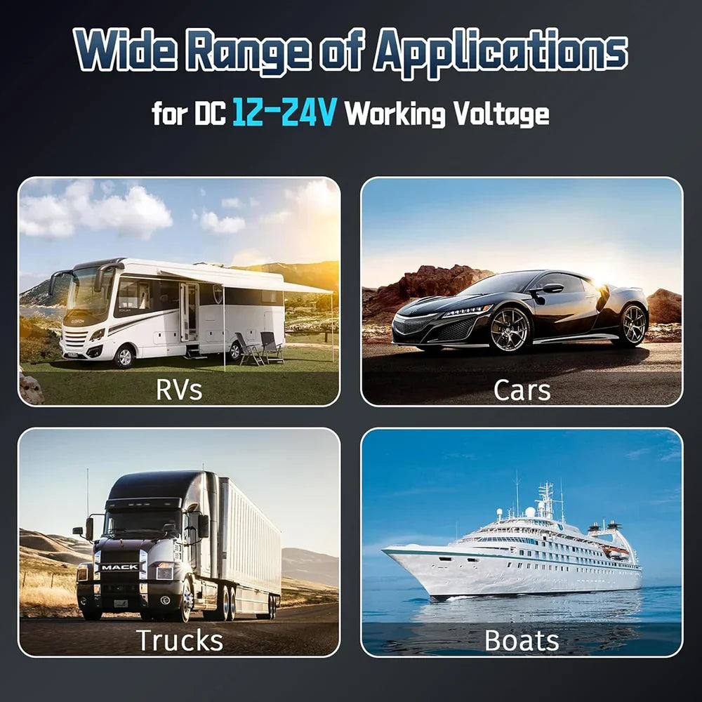 Car Cigarette Lighter DC Power Cable with Switch for Starlink Mini