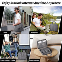 Compact Travel Case for Starlink Mini – Fits Dish & Accessories