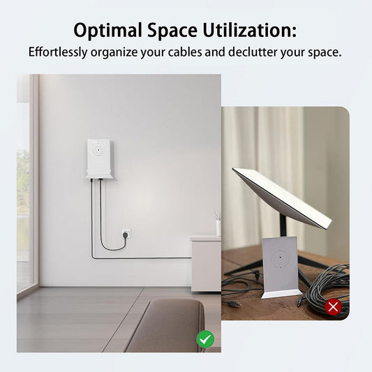 Durable ABS Wall Mount for Starlink Gen 2 Router
