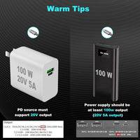USB-C to DC Cable with LED Indicator for Starlink Mini