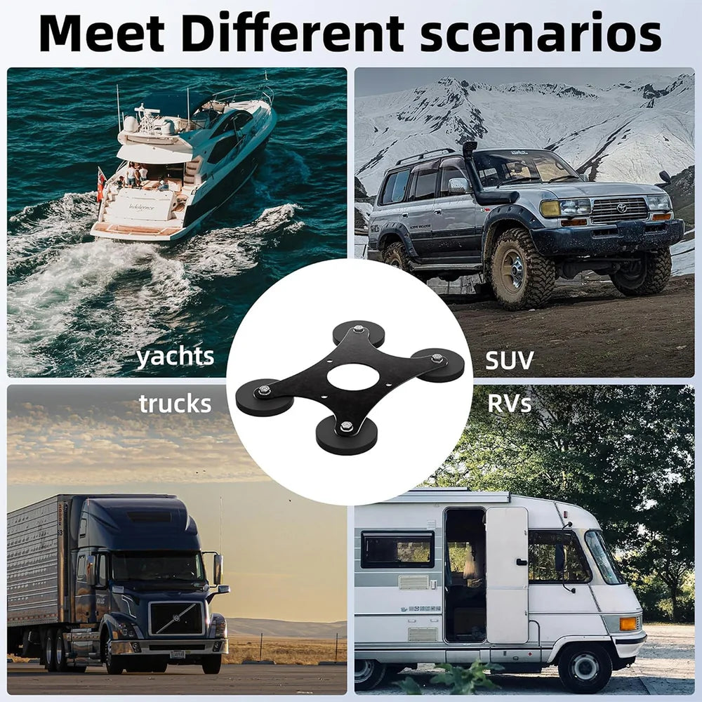 Magnetic No-Drill Car Mount for Starlink Mini – 2025 New Version